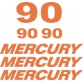 Mercury 90 HP Boat Motor Decal/Sticker!